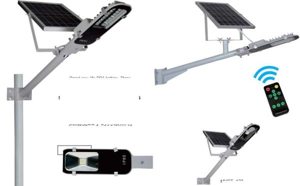 Eco Friendly Commercial Solar Street Lights Easy Maintenance Stable For Entrances
