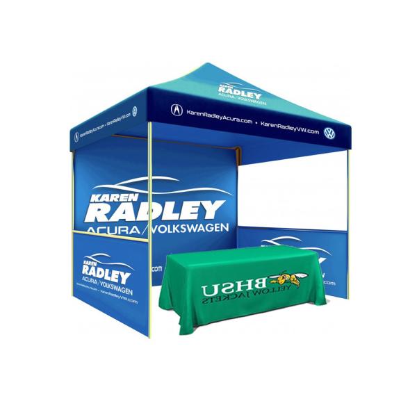 Washable Outdoor Craft Show Tents Full Color Heat Transfer Printed Full Wall
