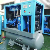Alimentação CA combinada compacta industrial do compressor de ar do parafuso 20HP movida a correia