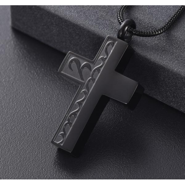 Infinity Religious Cross Cremation Jewelry for Ashes Pendant Holder Urns for Pet/Human Memorial Women Men Necklace Unisex