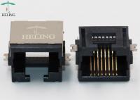 Le profil bas horizontal RJ45, RJ45 Jack modulaire SMT de 90 degrés surplombe le bâti de carte PCB