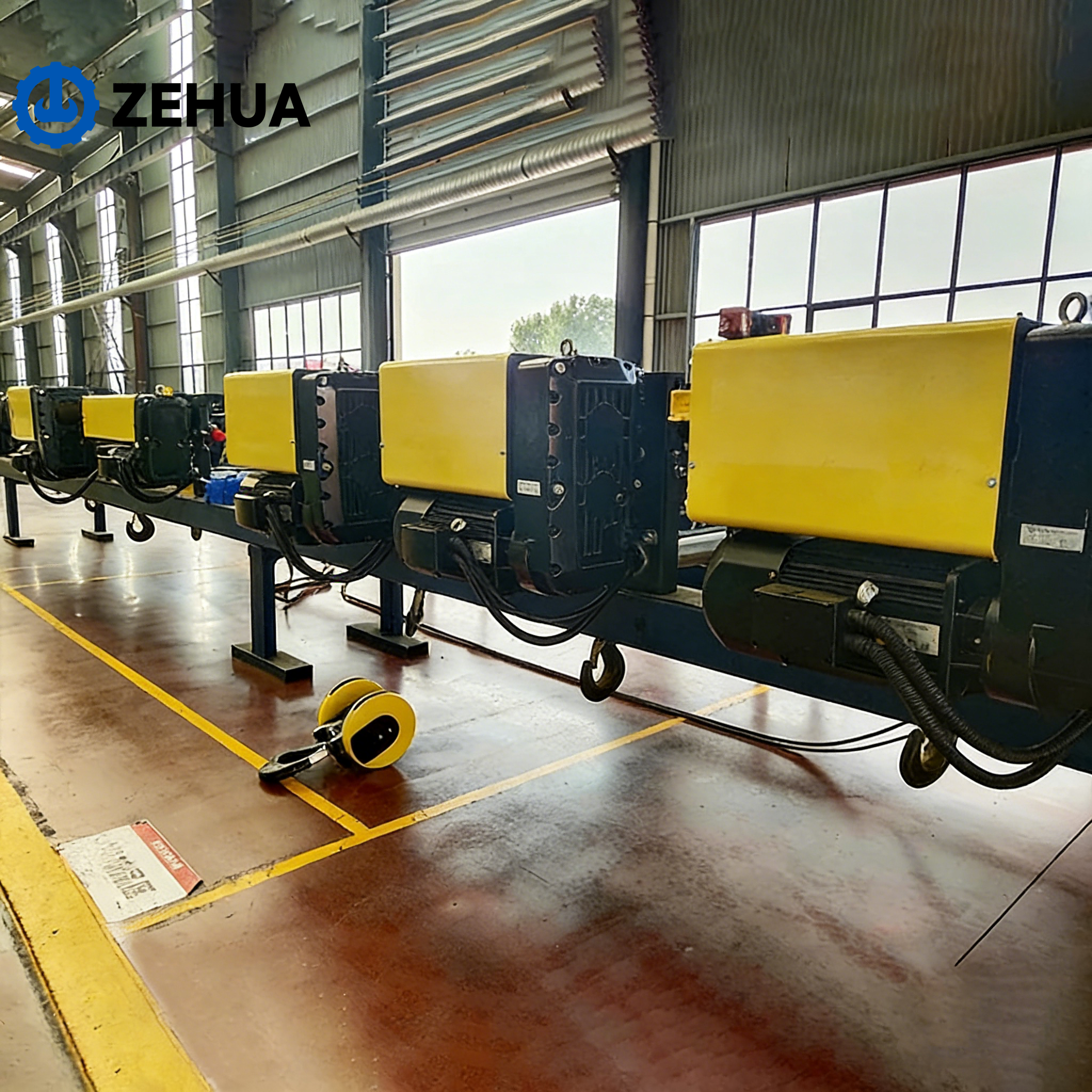 High Quality 5-10 Ton Construction Retail Use New Double Speed European Type Electric Steel Wire Rope Hoist