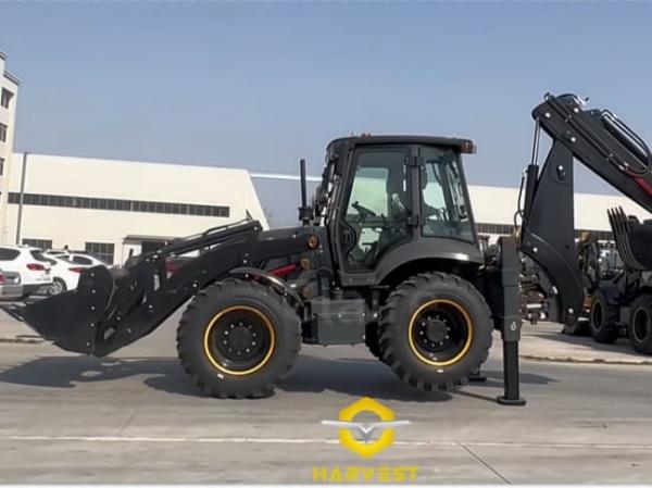 SAM388 2.5Ton 75Kw Backhoe Loader Cummins Engine  Hot Sale in Near Tanzania