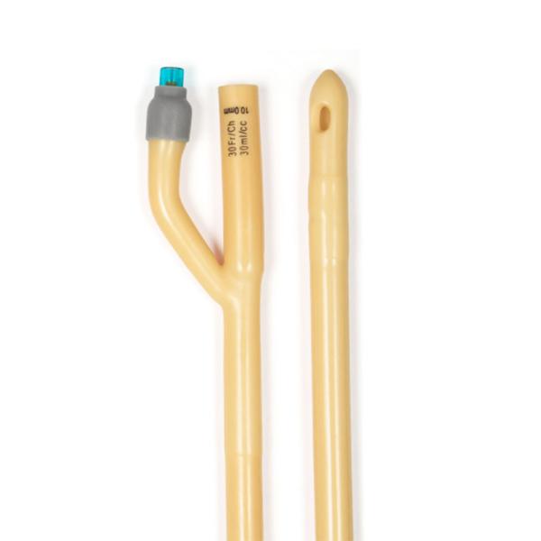 Wholesale Medical Disposable Yellow Urinary 2 Way 3 Way Fr6-30 Latex Foley Catheter