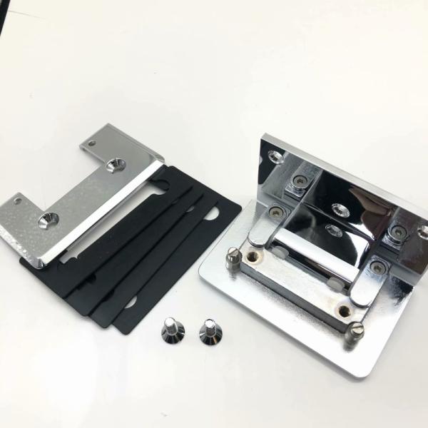 Длинноподъемные закаленные стеклянные петли 90 градусов хромная плита латунь стеклянный душ дверной петль