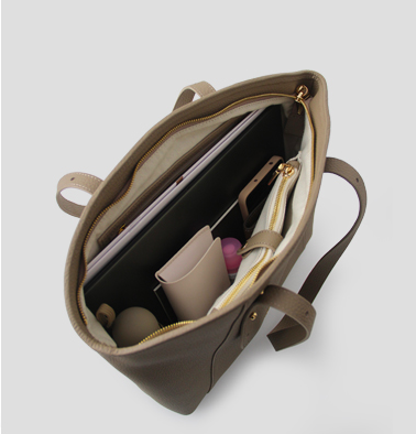 31cm 28cm Ladies Tote Handbag Brown Large Soft Leather Tote Bag