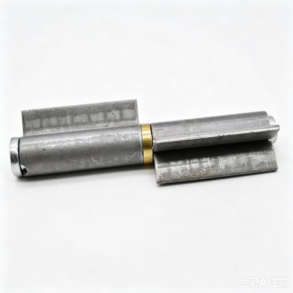 Welding hinge H26502X hinge leaf ringent, with washer or bearing,material:iron, finishing:self color or zinc plating