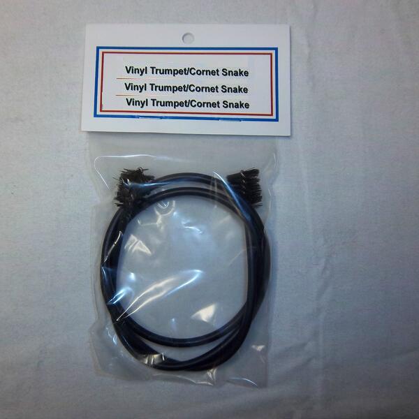 Durable Double Ended Trumpet Snake Brush 0.15mm Bristle Size For Instrument Cleaning