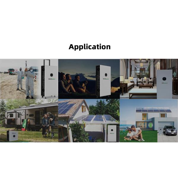 глубокий гибрид цикла 4.8kwh с системы 48V 100A накопления энергии решетки