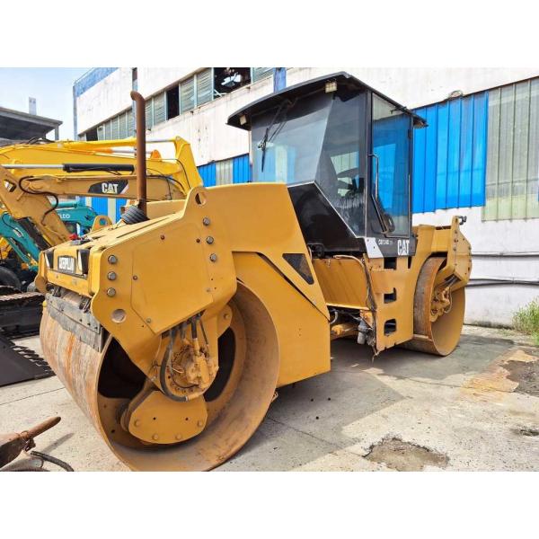 20 тонн желтого ручного ролика для ландшафта, дорожного строительства