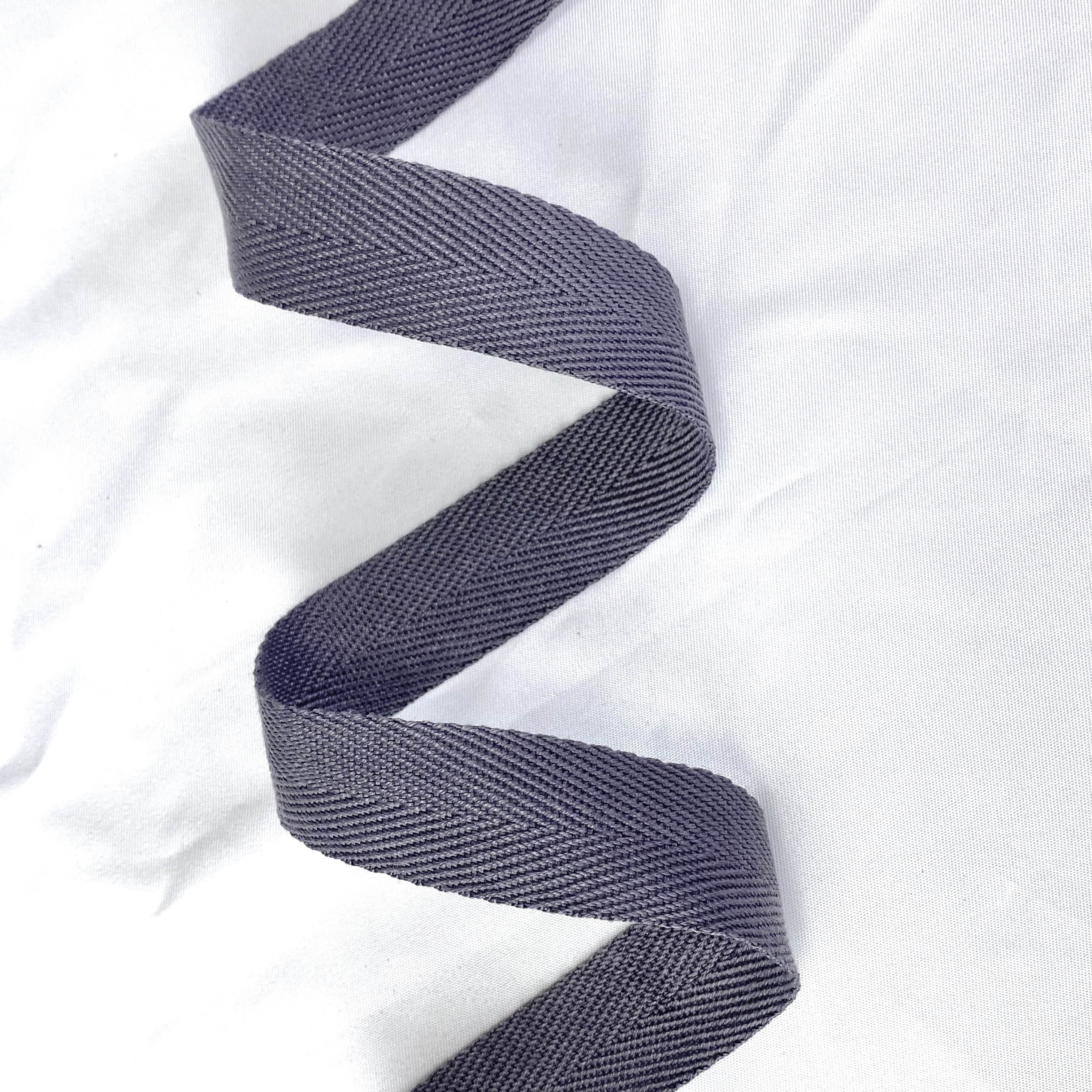 Herringbone polyester-cotton webbing Various colors Backpack strap Belt Handbag strap