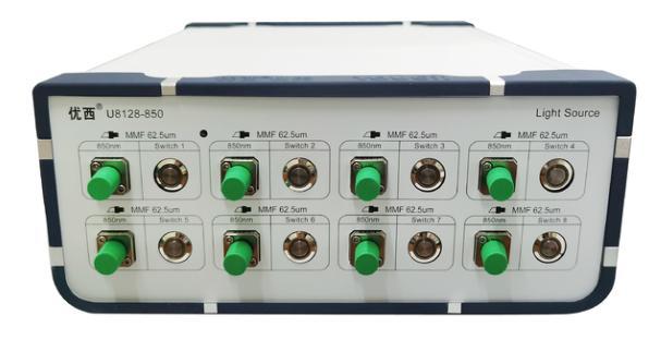 8-канальный многорежимный 850nm точечный источник света многоканальный стабильный источник света