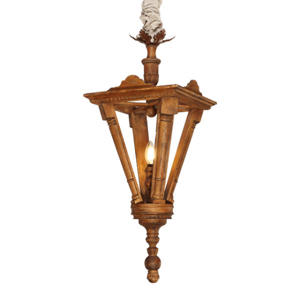 Mini natural wood chandelier for Kitchen Dining room Lighting (WH-CI-16)