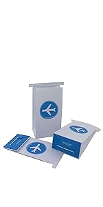 Airplane Vomit Barf Bags - Disposable Air Sickness Bags Vomit Bags For Car, Uber, Travel