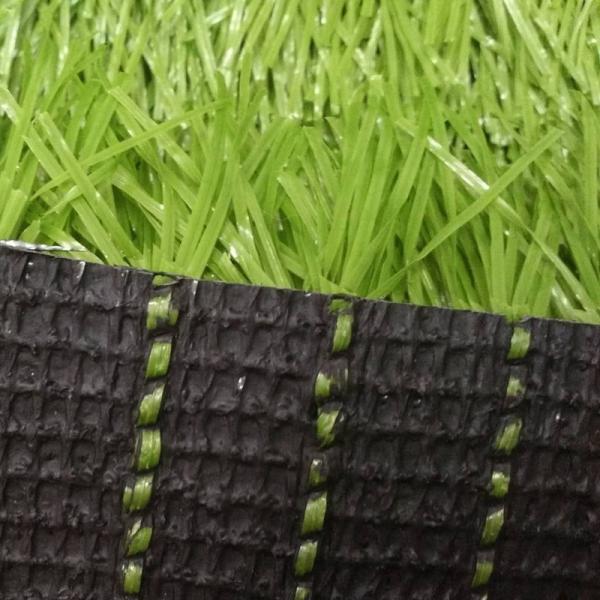 Non Reflection Football Synthetic Grass / U Shape Synthetic Lawn Grass
