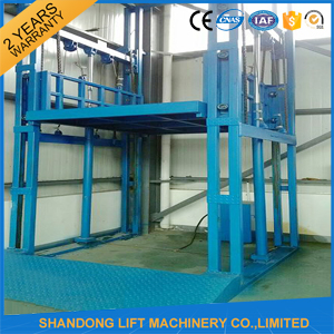 3,5 гидровлического тонны лифта подъема палубы, лифта товаров пакгауза поднимают рекламу