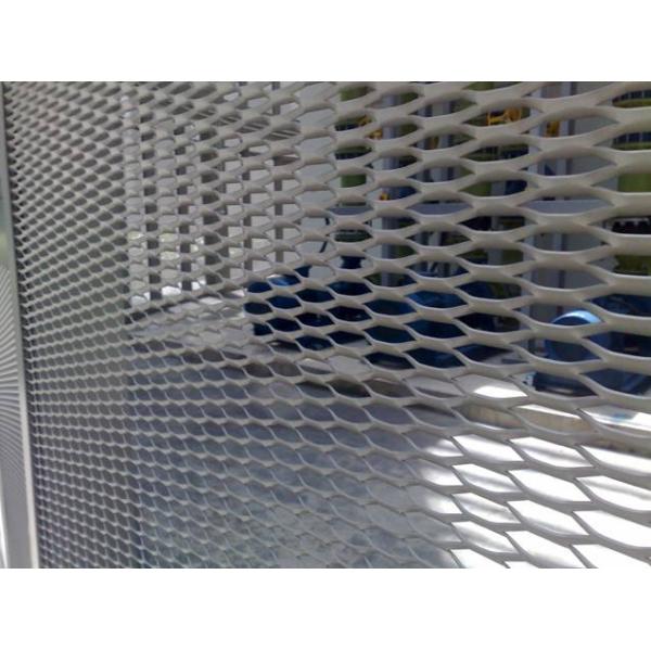 Decorative Building Wall 0.5mm Perforated Aluminum Expanded Metal Mesh