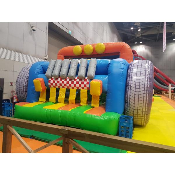 Дом скачки водостойкого автомобиля форменный раздувной для детей под 15 летами