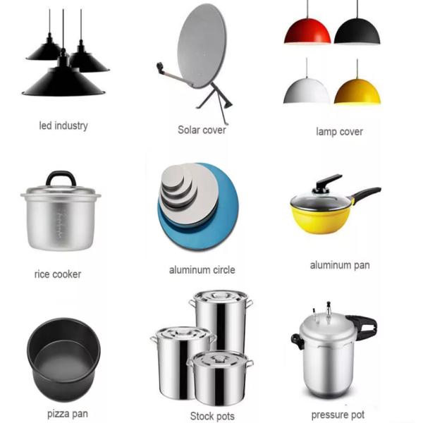 Round Aluminum Wafers 3003 5052 5083 6061 8011 Cookware Aluminium Discs Circles