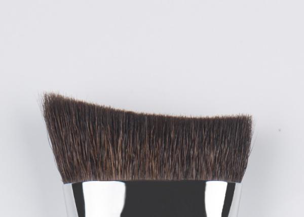 Curved Facial Sculpting Brush With High Grade  Brown ZGF Goat Hair