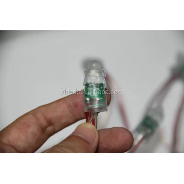 Строка цвета света пиксела СИД DC12V 0.2W IP67 одиночная подвергли действию 9mm, который для рождественской елки