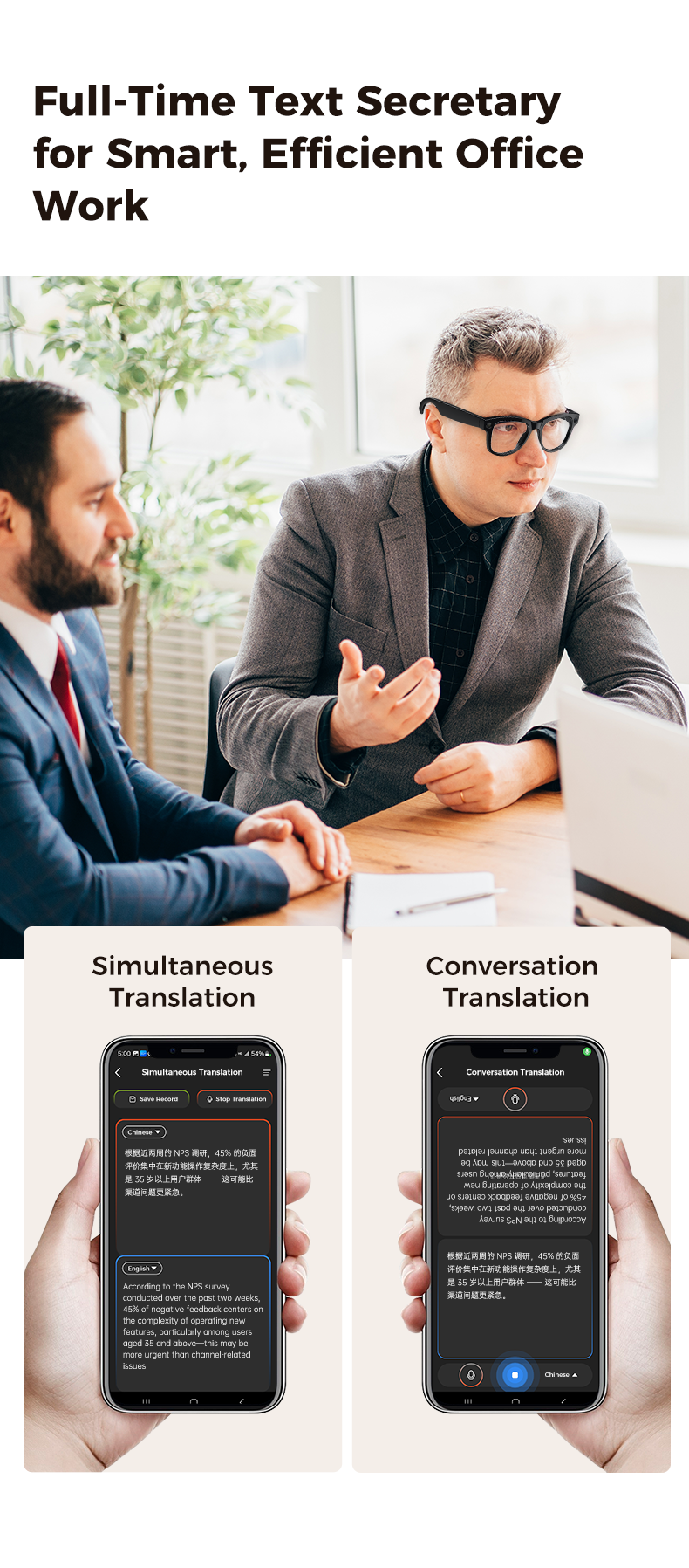 M02 AI Smart Glasses Featuring Smart Interaction and Multiple Lens Compatibility for  Activities