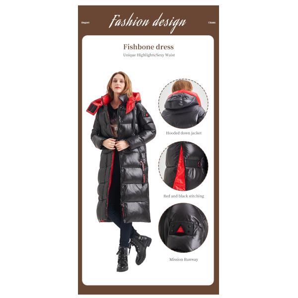 FODARLLOY New Collection Cotton-padded jacket women's mid-length winter clothing 2022