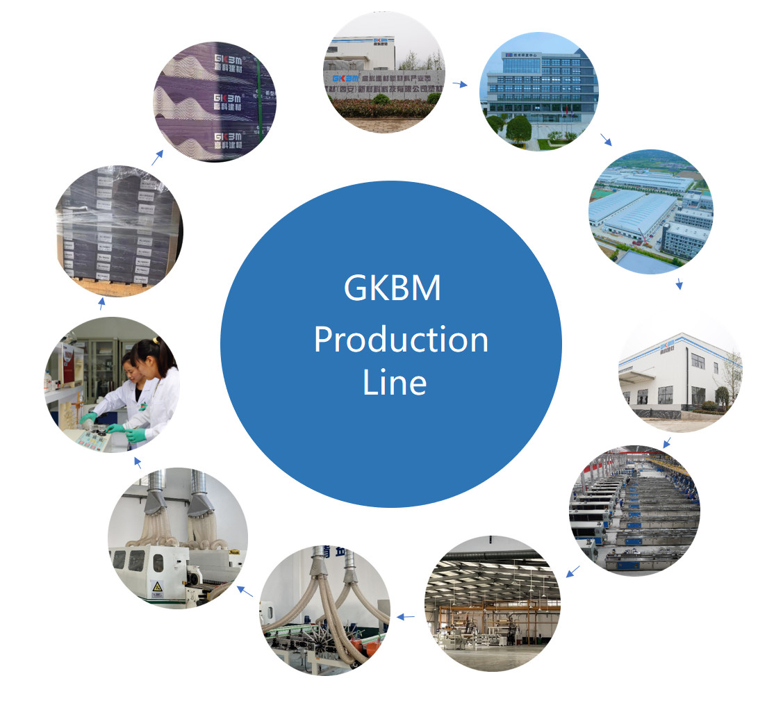 Настил 1220x183mm GKBM DM-W40042 ядра SPC бесплотного дуба твердый