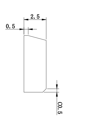 Metal Cermet Carbide Insert Solid Carbide Tips SC10 SC20 SC30 SC50