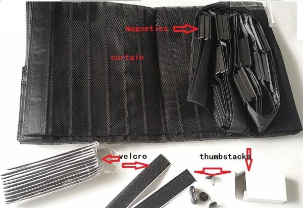 ホーム/オフィス/ワークショップ/ガレージ用 磁気メッシュドアカーテン 耐久性があり、便利な開閉マグネット