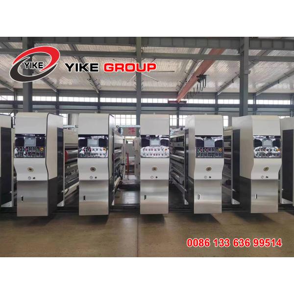 YK-1224 Fully Computer Flexo Printer Slotter Die Cutter Carton Box Making Machine From YIKE GROUP