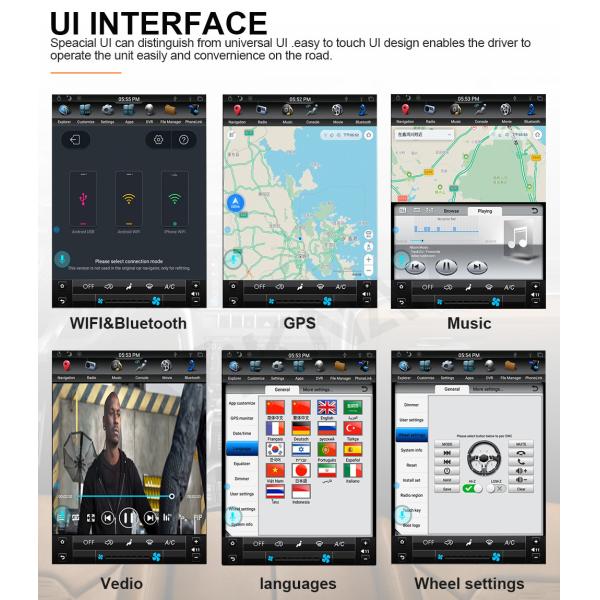 Игрок мультимедиа экрана блока головы Benz R350 W251 Мерседес вертикальный