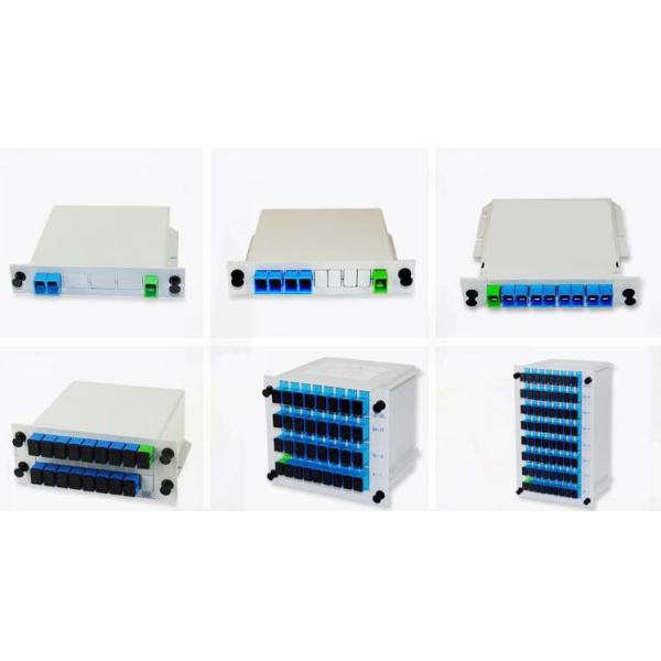 Fiber Optic Coupler Splitter SC PC 1x64 PLC Splitter Cassette Type Fiber Coupler