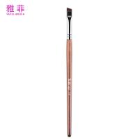 TOUCH UP 19 Logotipo personalizado fina delgada Vegana ceja maquillaje de bronce de cepillo mango de madera
