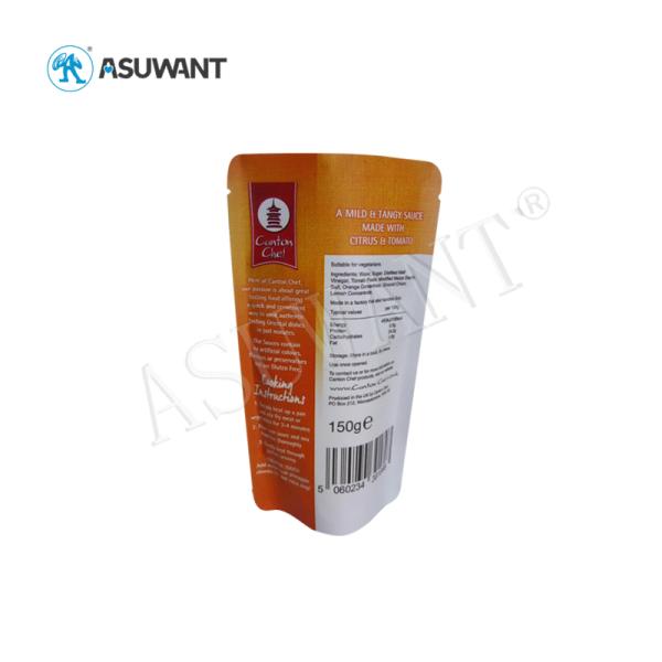 Таможня напечатала алюминиевую фольгу замка застежка-молнии сумок упаковки еды прокатанную с логотипом