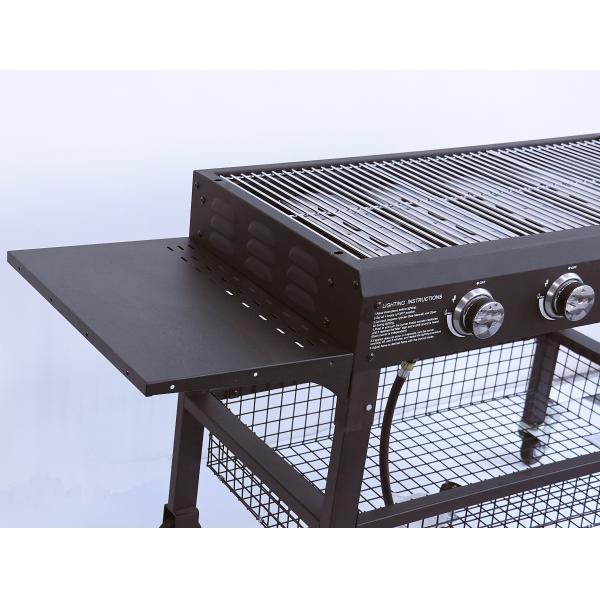 Эмалированная литая стальная кухонная кастрюля Газовая гриль для ресторанов 4 класс Горелка с плоской крышей BBQ