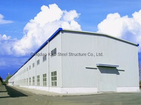 Prefabricated Steel Structure Warehouse with 50 Years Lifespan, Fire-resistant Coatings, and Automatic Ventilation System