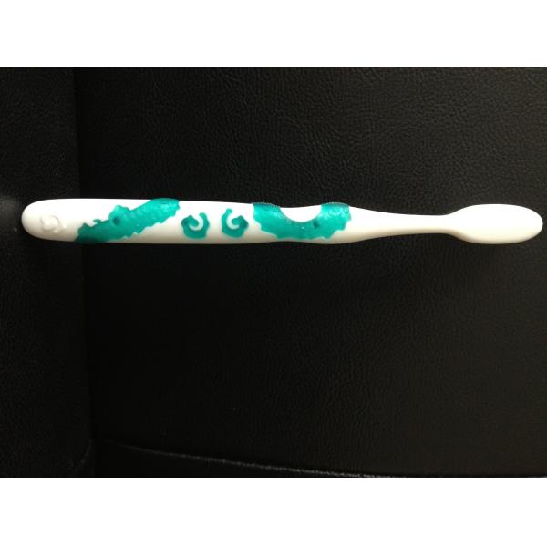 Escovas de dentes adultas portáteis feitas sob encomenda do dedo, escova de dentes dental (cerda macia)