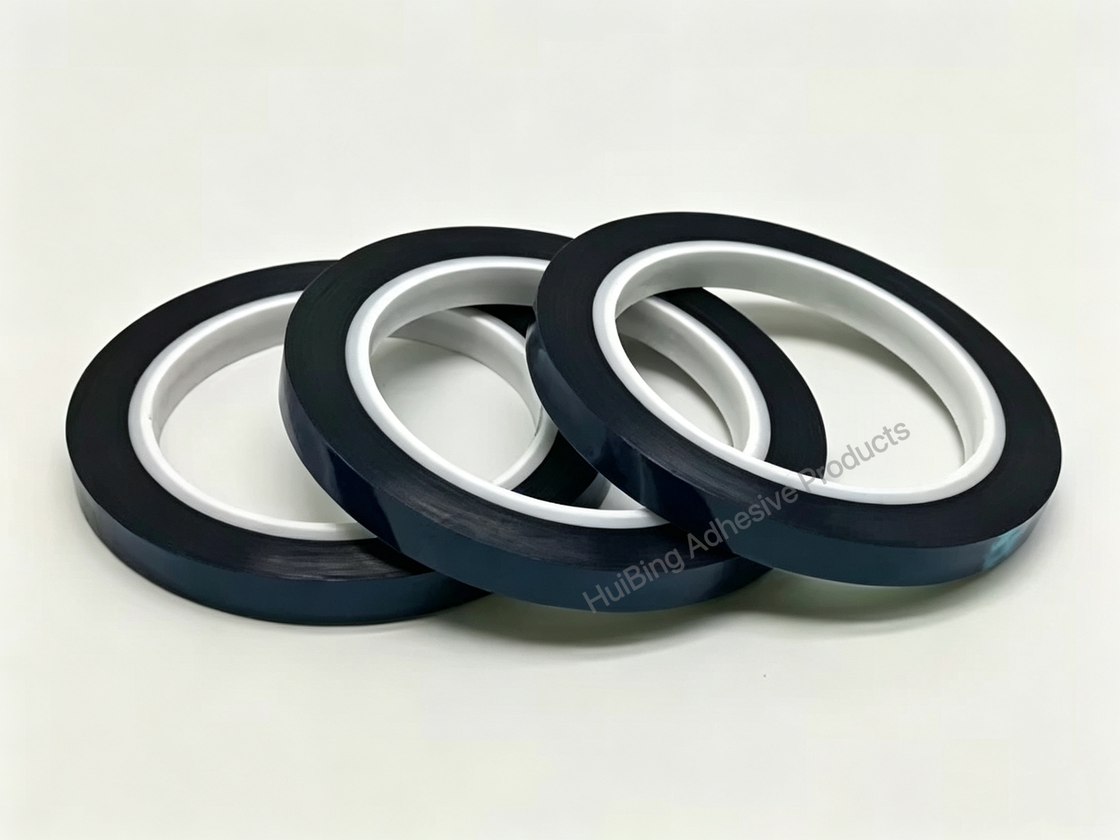 55μm Dark Blue PET Silicone Tape 180°C Heat Resistant for LCD Protection and Masking