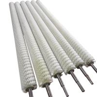 TUV Borracha de limpeza de rolos de nylon industrial rotativa cilíndrica