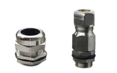 Metal de bronze ex à prova de explosões à prova de chama IP68 da glândula de cabo da prova impermeável