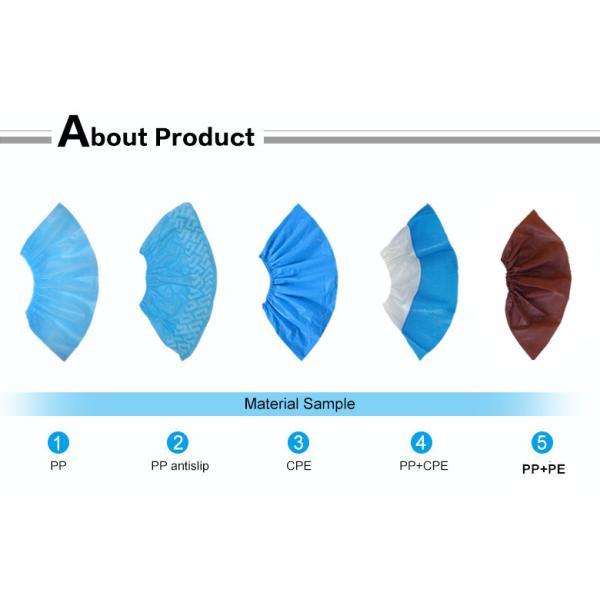 Eco Friendly Medical Shoe Covers Disposable Waterproof Shoe Protectors
