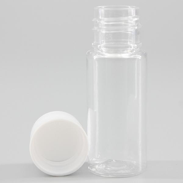 0.4oz/12ml Small Capacity Clear PET Plastic Bottle With White Screw Cap, Travel Set Bottle Perfume Liquid Spray Bottle