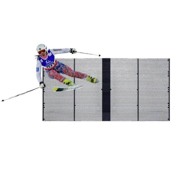 P5.2-10.4 Pantalla LED transparente 15 kg 1000 × 500 mm IP65 5000 nits