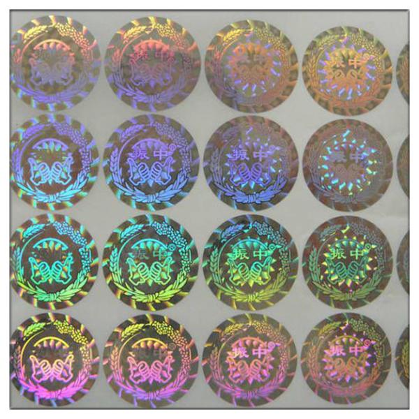 3D Holographic With Original Laser Hologram Perfume Label Sticker,3d Hologram Sticker With Print Holographic Label