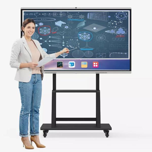CE ROHS FCC HDMI Interactive Screen Display Electronic Flat Panel