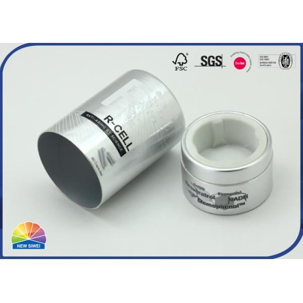 Серебряная штемпелюя коробка трубки дополнения еды водоустойчивая загерметизированная бумажная