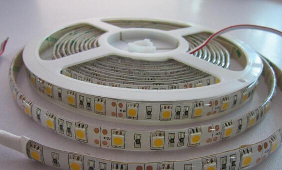 SMD5050 Epistar 120° angle waterproof led strip light 5050/2835 12VDC flexible led strip ip65