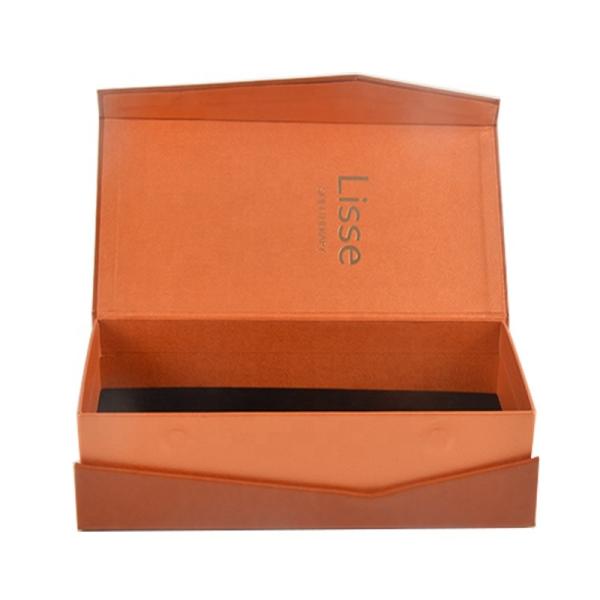 Custom Pu Leather Magnetic Flip Top Lid Cosmetic Perfume Paper Package Packaging Gift Boxes