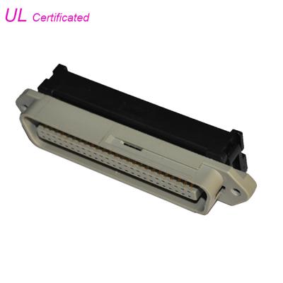 Conector masculino da solda fácil e macia de 50 Pin Centronic com o UL habilitado do grampo de cabo